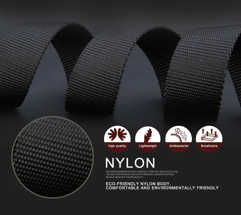 Military Automatic Buckle Nylon Belt Outdoor Hunting Multifunctional Tactical Canvas Belt High Quality Men Belt