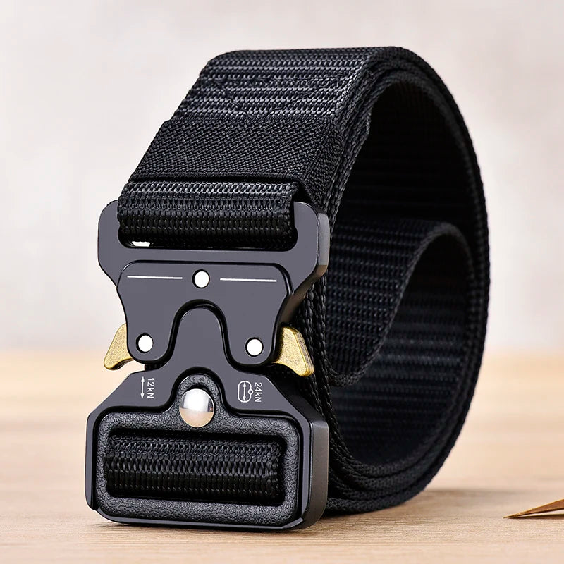 New Men's Tactical Nylon Multi-function Belt Retro Outdoor Adventure Belt Fashion Men's Waist Accessories Wholesale