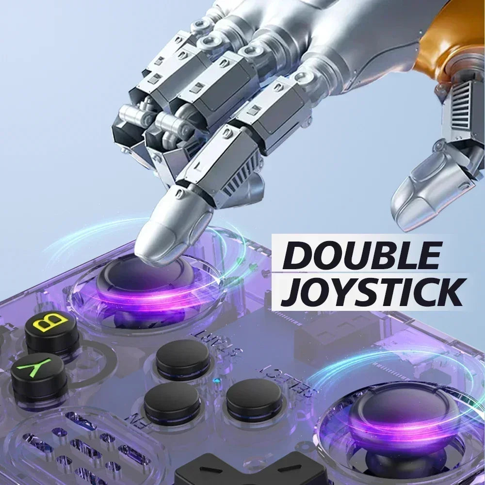 Original R36S Portable Handheld Game Controller with 3.5" HD Screen, Rechargeable Battery - Perfect Christmas Gift for Gamers