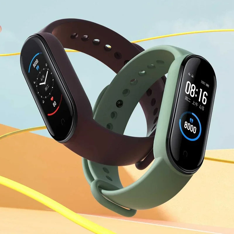 official Silicone Strap For Xiaomi Mi Band 4 5 6 7 Bracelet Sport Watch Wristband Miband4 miband7 Correa Mi band 3 4 5 6 7 Band