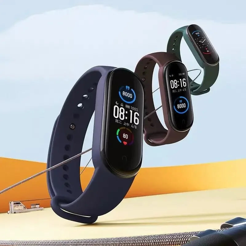 official Silicone Strap For Xiaomi Mi Band 4 5 6 7 Bracelet Sport Watch Wristband Miband4 miband7 Correa Mi band 3 4 5 6 7 Band