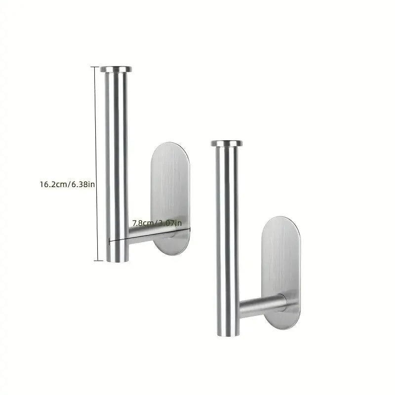 1/2pcs Stainless Steel Cap Hook For Wall, Minimalist No Drilling Hat Organizer, Household Storage Organizer