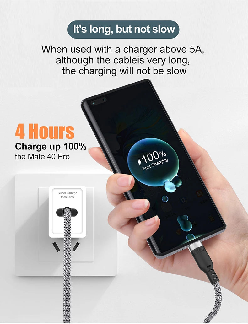 USB TYPE C Fast Charge Cable Android Micro USB line USB to LIGHTNING Extend Charging Cable for iPhone 14 Xiaomi OnePlus Samsung