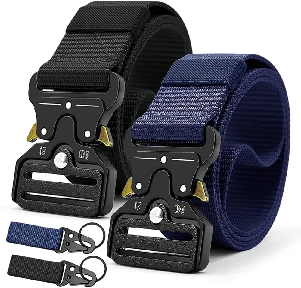 New Men's Tactical Nylon Multi-function Belt Retro Outdoor Adventure Belt Fashion Men's Waist Accessories Wholesale