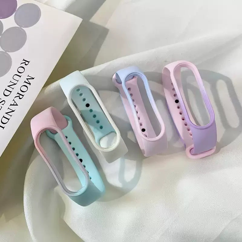 official Silicone Strap For Xiaomi Mi Band 4 5 6 7 Bracelet Sport Watch Wristband Miband4 miband7 Correa Mi band 3 4 5 6 7 Band