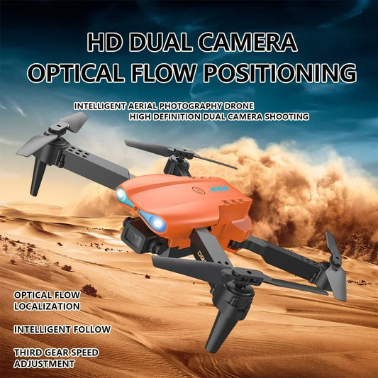 E99 Pro Drone With 4K Dual Camera Wifi Optical Flow And Obstacle Avoidance For Aerial Photography Quadcopter