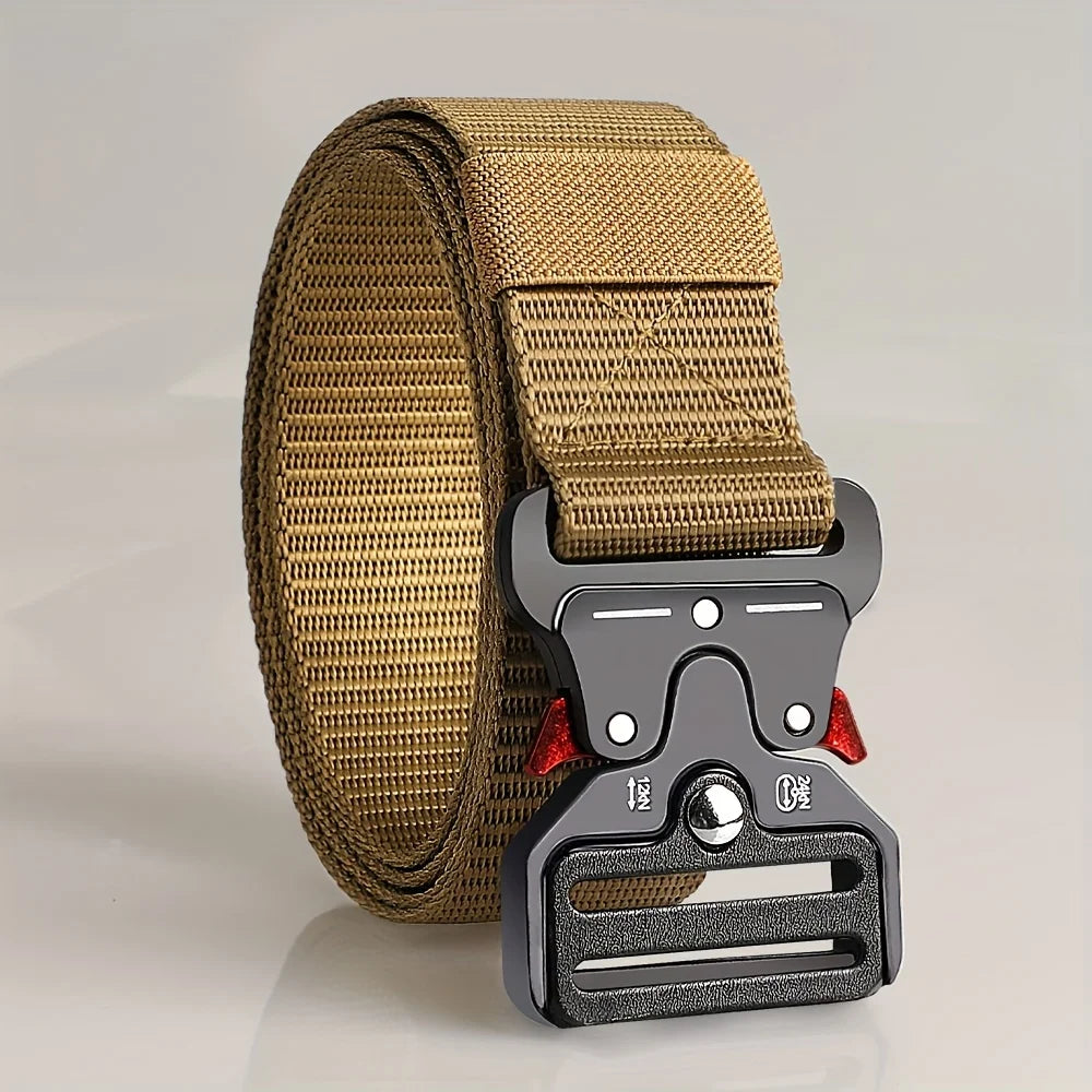 New Men's Tactical Nylon Multi-function Belt Retro Outdoor Adventure Belt Fashion Men's Waist Accessories Wholesale