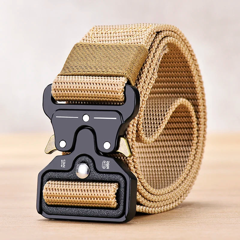 New Men's Tactical Nylon Multi-function Belt Retro Outdoor Adventure Belt Fashion Men's Waist Accessories Wholesale