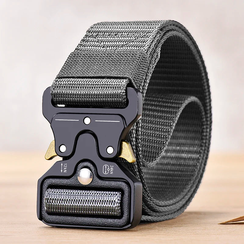 New Men's Tactical Nylon Multi-function Belt Retro Outdoor Adventure Belt Fashion Men's Waist Accessories Wholesale