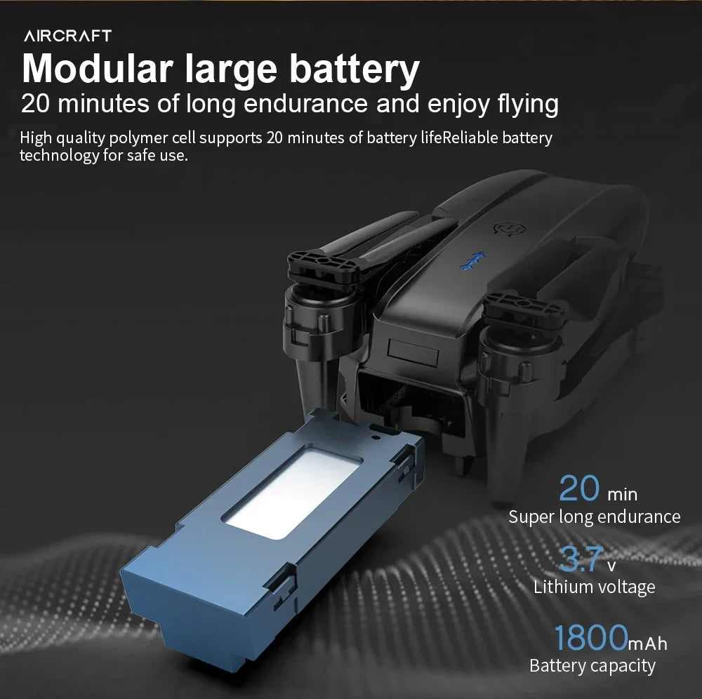 E99 Pro Drone With 4K Dual Camera Wifi Optical Flow And Obstacle Avoidance For Aerial Photography Quadcopter
