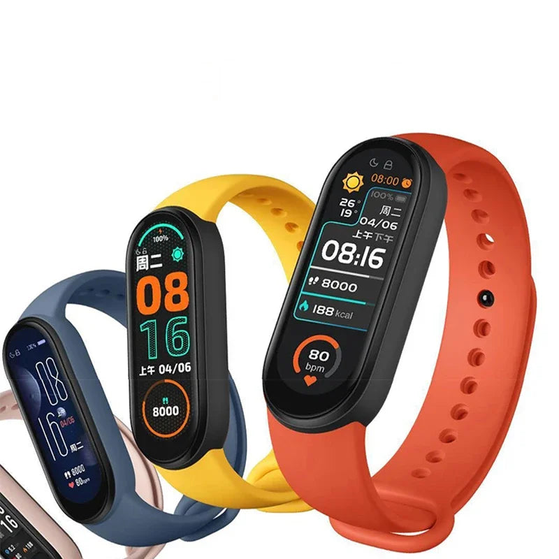 official Silicone Strap For Xiaomi Mi Band 4 5 6 7 Bracelet Sport Watch Wristband Miband4 miband7 Correa Mi band 3 4 5 6 7 Band
